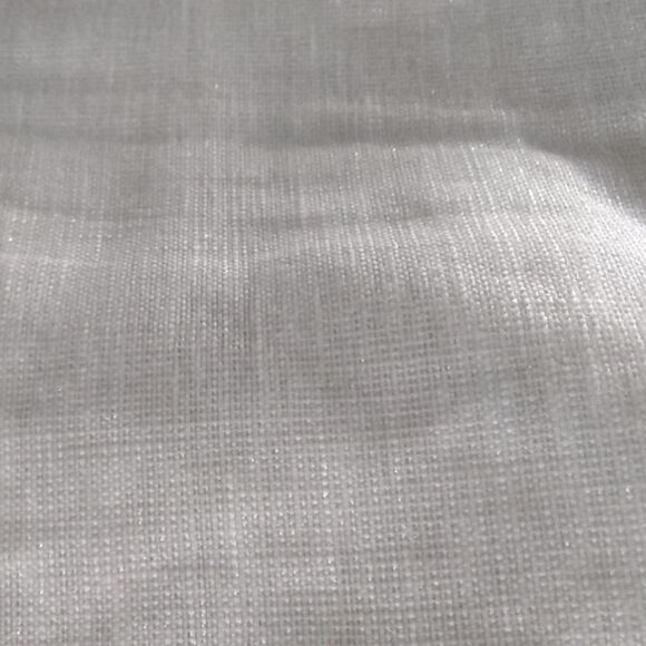 NWOT Apt 9 Linen metallic silver cream cuff mid rise 5” short 10 - Picture 16 of 16